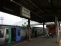長万部駅にて